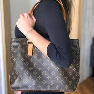 💎✨BEAUTIFUL✨💎 Authentic Louis Vuitton Monogram Cabas Piano Brown Tote Bag